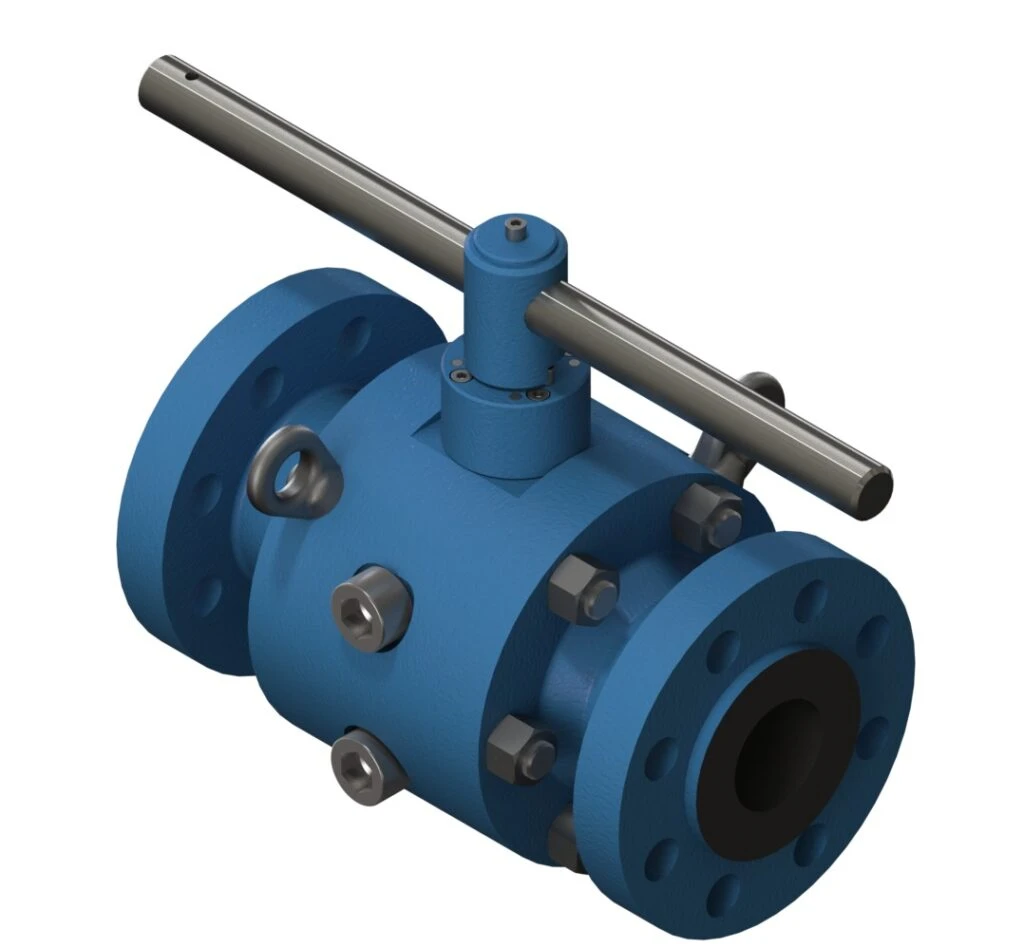 K82 - Kulový kohout trunnion s plovoucími sedly dle EN