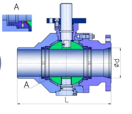 K86 - Regulační kulový kohout